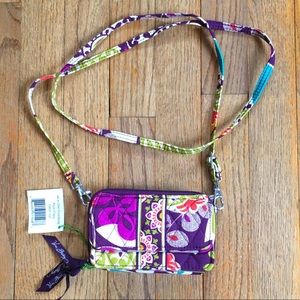 NWT Vera Bradley All in One Crossbody, Plum Crazy